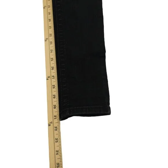 Miss Me Jeans Mid Rise Skinny Black Size 27 Stretch Studs Rhinestones Sequins - Picture 9 of 16